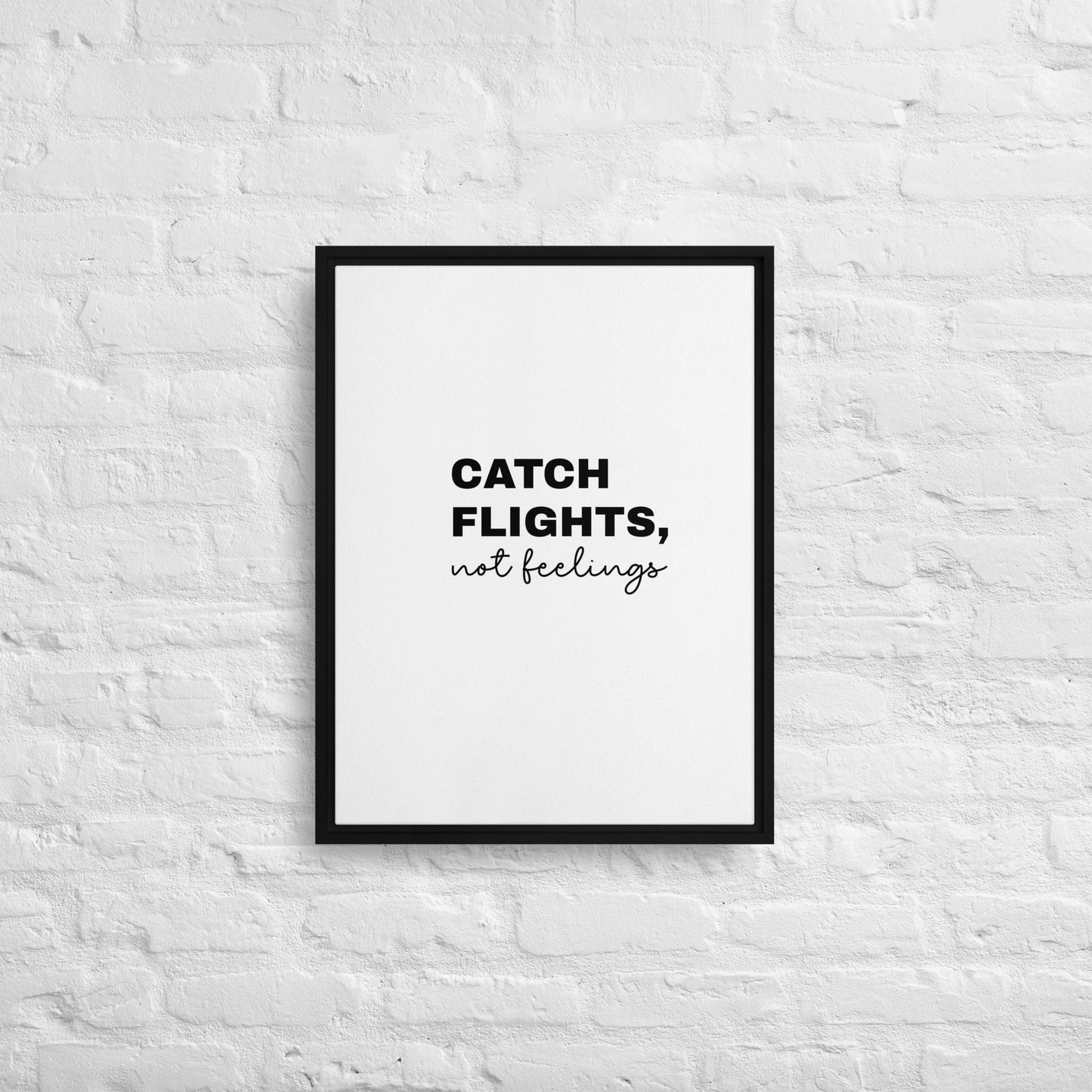 Framed canvas