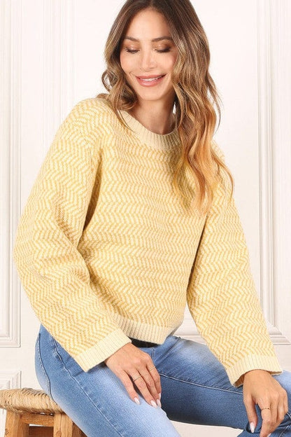 Women's crew neck sweater