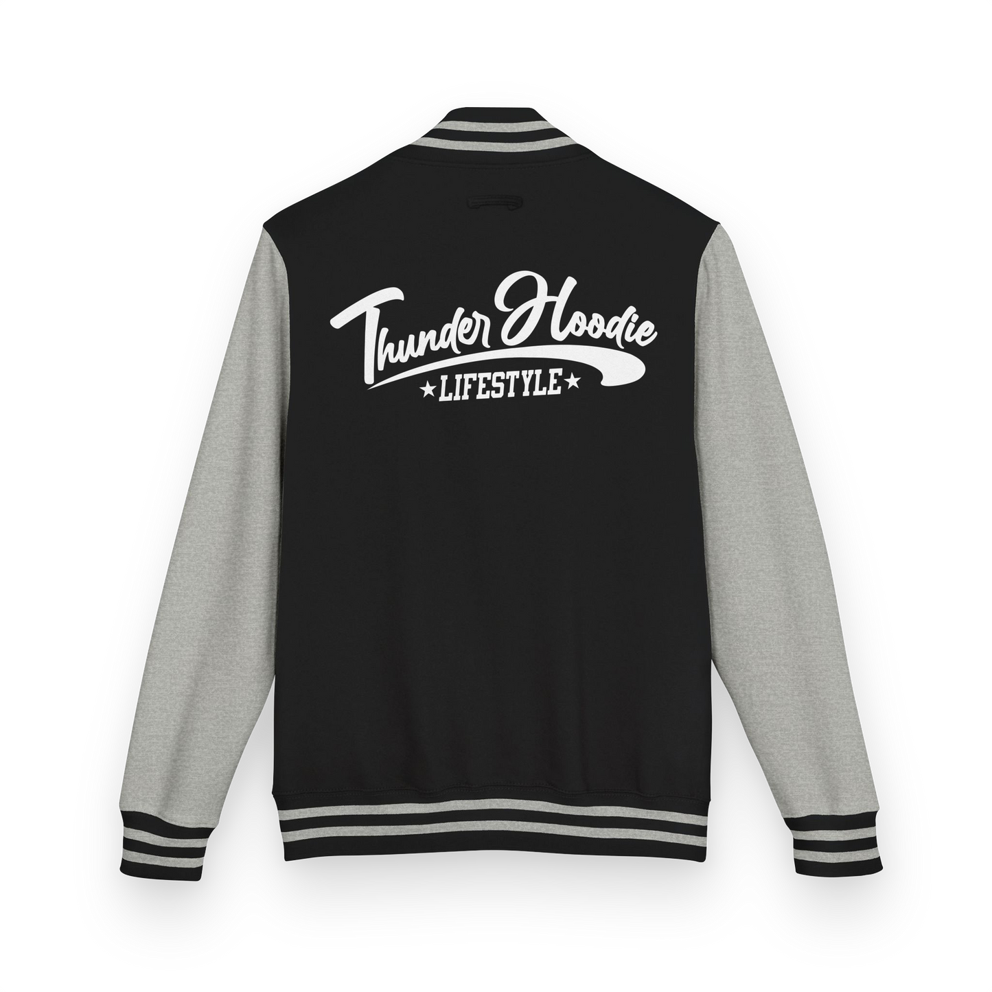 Heavyweight letterman jacket