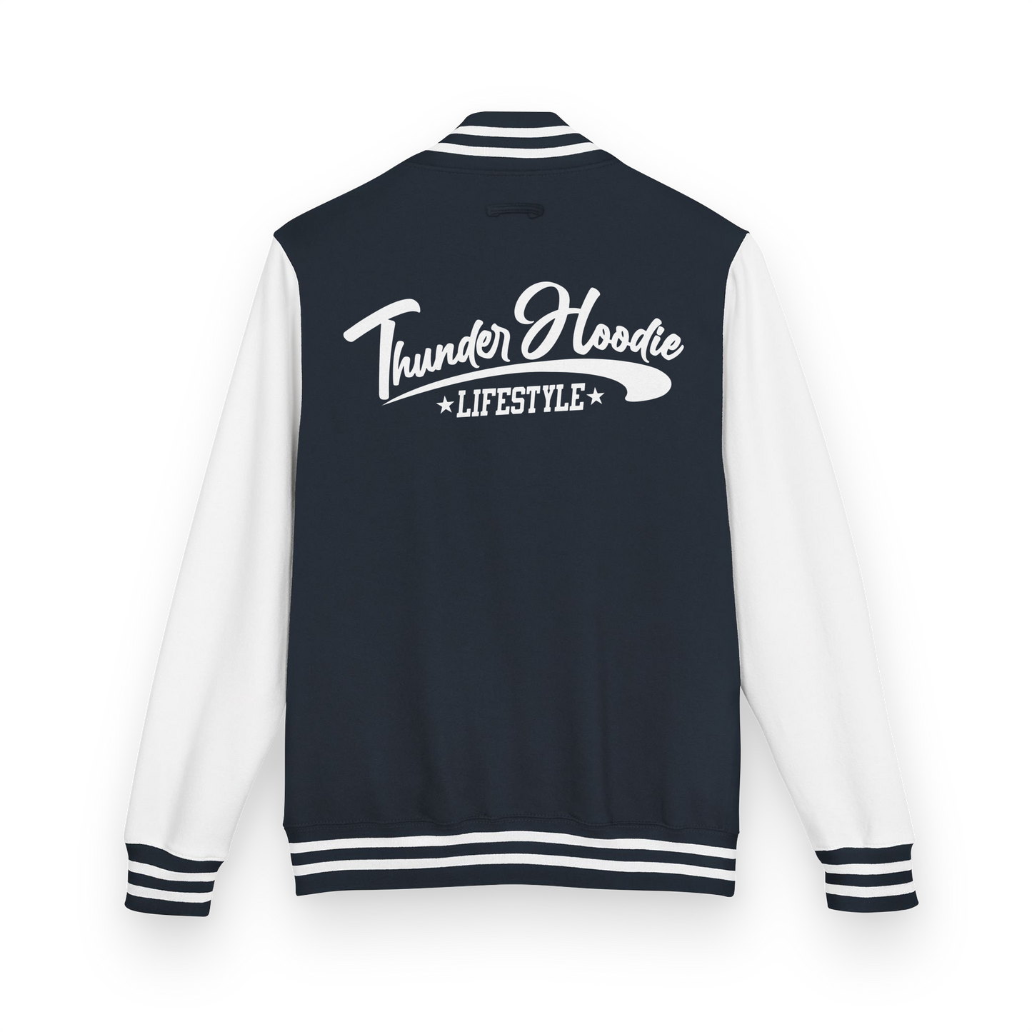 Heavyweight letterman jacket